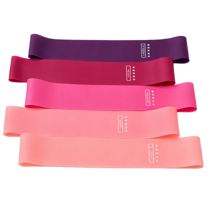 Комплект еластични ластици за йога (5 броя)